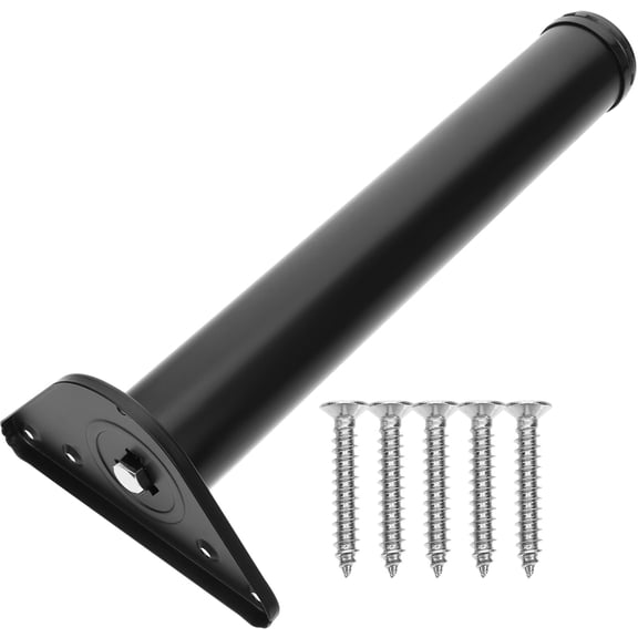 LABELEPH 1Set Legs For Desk Furniture Leg Aluminum Alloy Black 40.00X17.00X10.00Cm