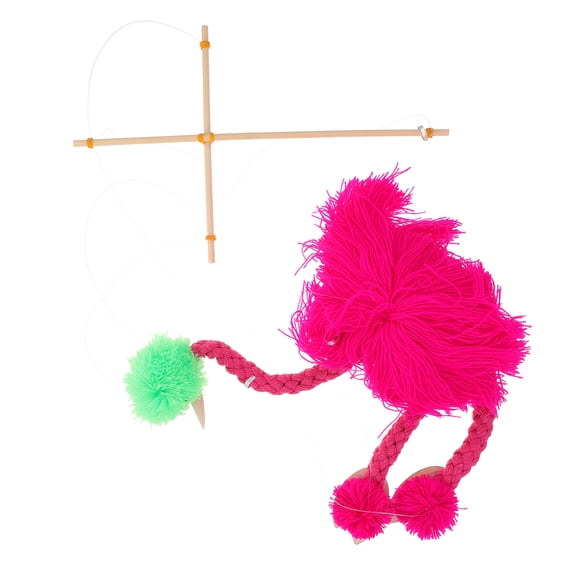 Tineasur Ostrich Animal Marionette Puppet for Flexibility Exercise, 1 Pack, Interactive Kids Toy and Educational Puppet