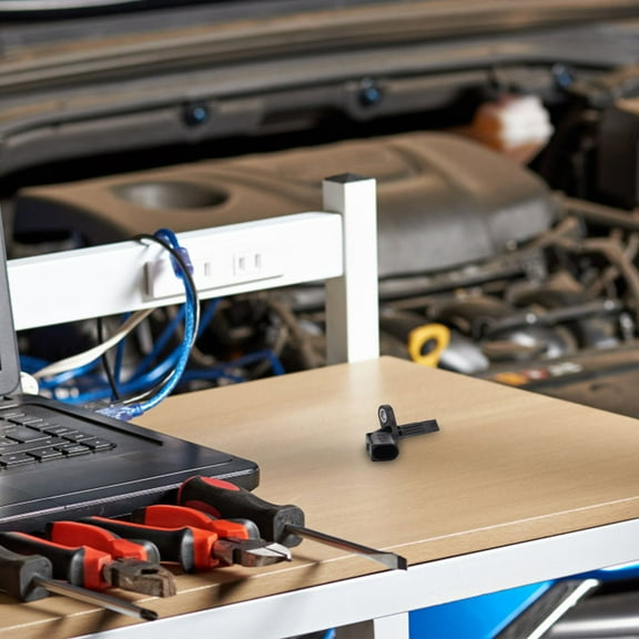 LABELEPH 1Set Speed Sensors For Car Wheel Speed Detection Black Metal Plastic