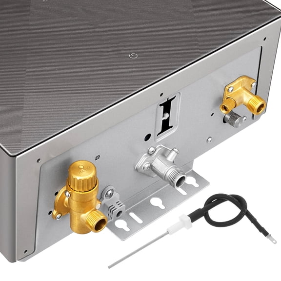 LABELEPH Universal Flame Sensor with Cable for Heater Temperature Control and Safety, 1 Set Flame Detector Replacement