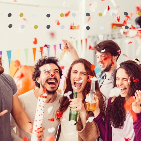 LABELEPH 2Pcs Hanging Banner Garland for Party Organizers and Celebration Events