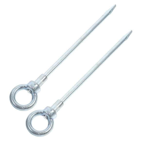 2Pcs Metal Tent Pegs For Ground And Tarpaulin In Camping And Garden Iron