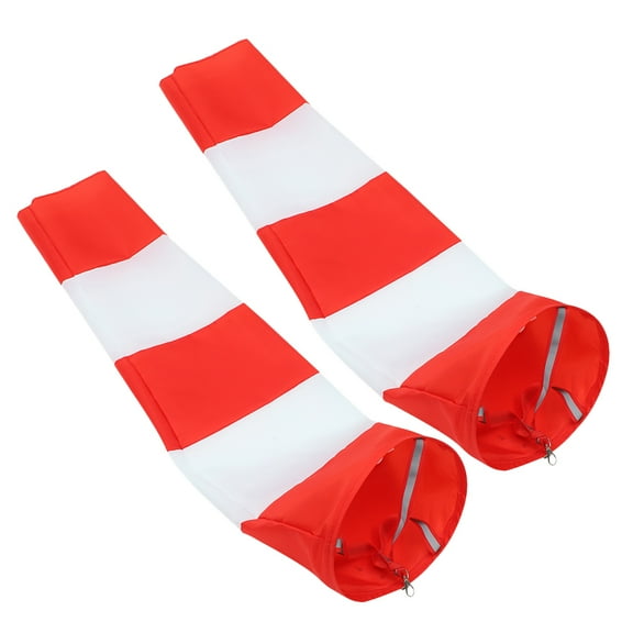 LABELEPH 2-Pack Oxford Cloth Windsock for Outdoor Activities, Wind Sock 60x18x18 cm