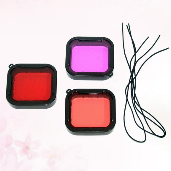LABELEPH 3Pcs Protector Cover Filter with ABS and Tempered Glass Camera Waterproof Use