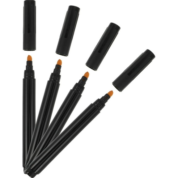 LABELEPH 4Pcs Counter Fit Bill Pen for Retail Environments Black Plastic Currency Verification