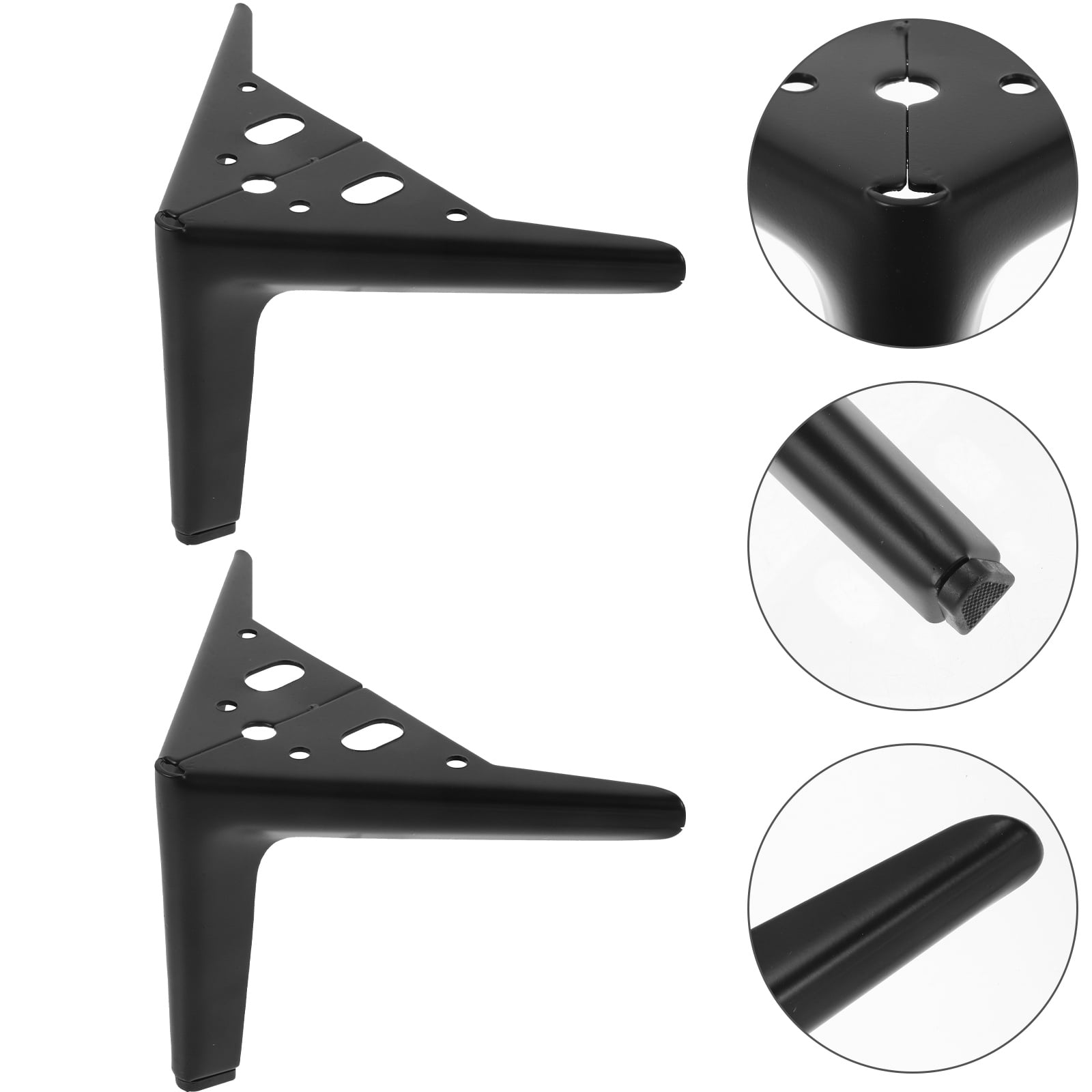 LABELEPH 4Pcs Dresser Legs Iron Furniture Riser for Stable and Secure ...