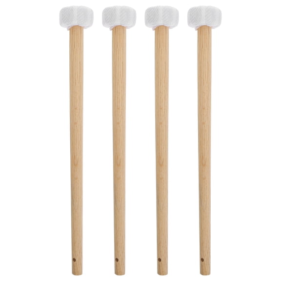 LABELEPH 4Pcs Gong Mallets Music Instrument Mallets Enhanced Playing Technique Musicians