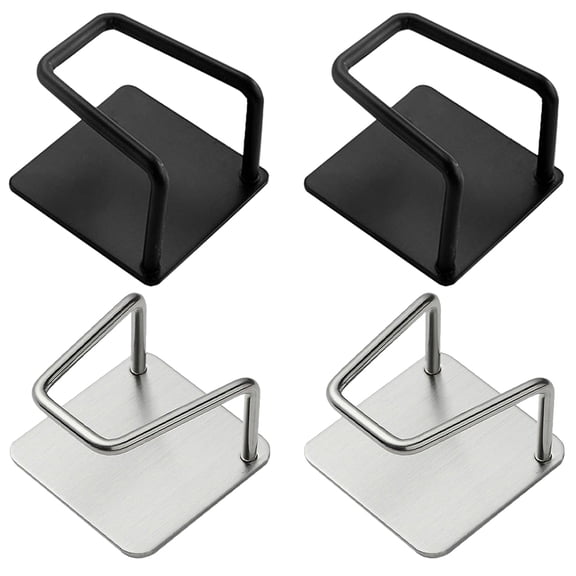 LABELEPH 4Pcs Kitchen Sponge Holder for Sink Use Stainless Steel Draining Rack Homeowners