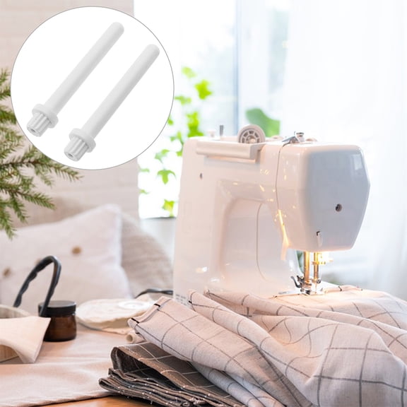 LABELEPH 4Pcs White Sewing Machine Parts Thread Holder for Sewing Projects and Embroidery