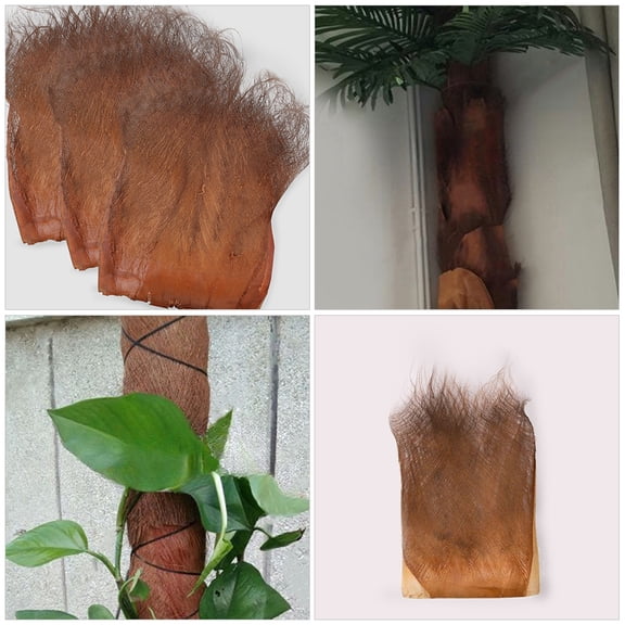 Tineasur Decorative Palm Tree Bark in Brown for Garden Landscaping, Outdoor Plant Display and Basking Platform