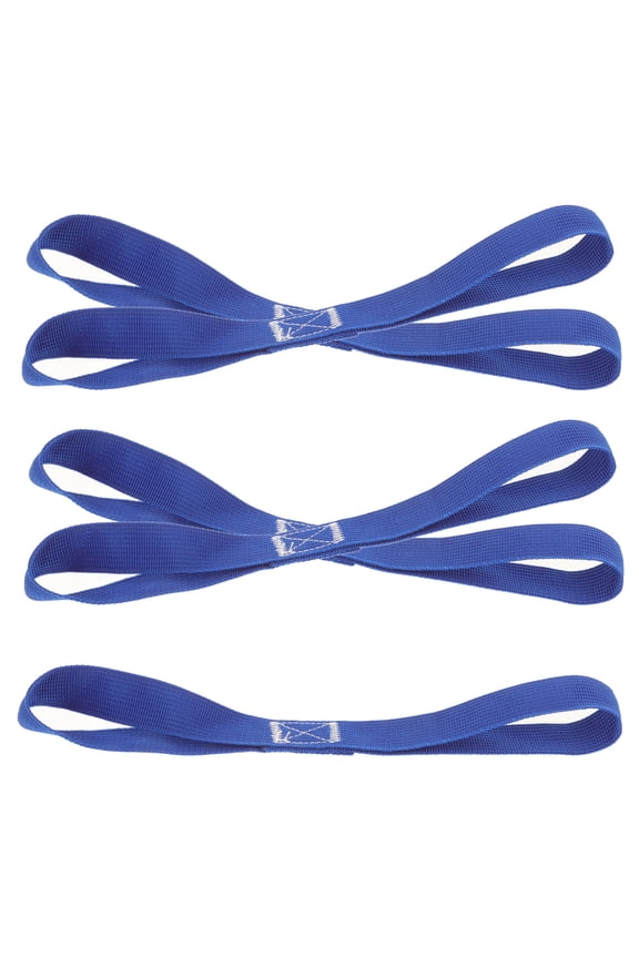 5Pcs Blue Luggage Straps For Securing Luggage 12.07X1.77X0.16in