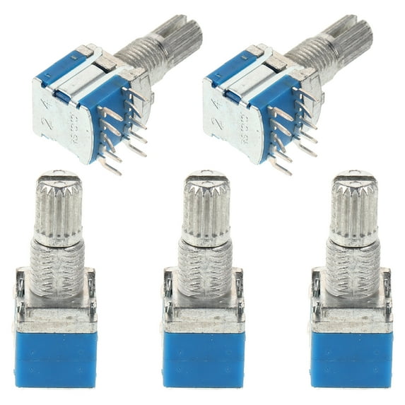 Tineasur 5-Pack Replacement Rotary Encoder with Metal Body for Accurate and Circuit Switching Control