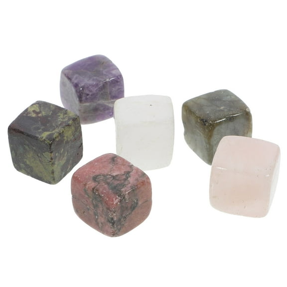 LABELEPH 6 Pcs Lapis Reusable Ice Cubes for Home Use