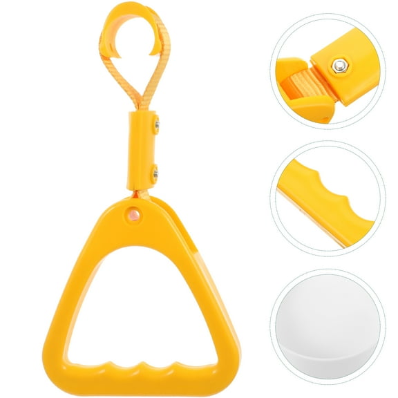 LABELEPH Compact Car Handle for Subway 1Pack in Yellow 9x4.7in