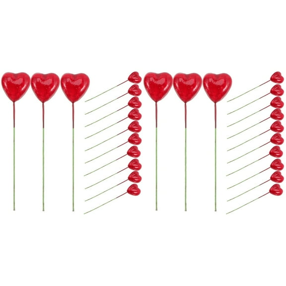 Tineasur cake toppers Foam Red 50Pcs