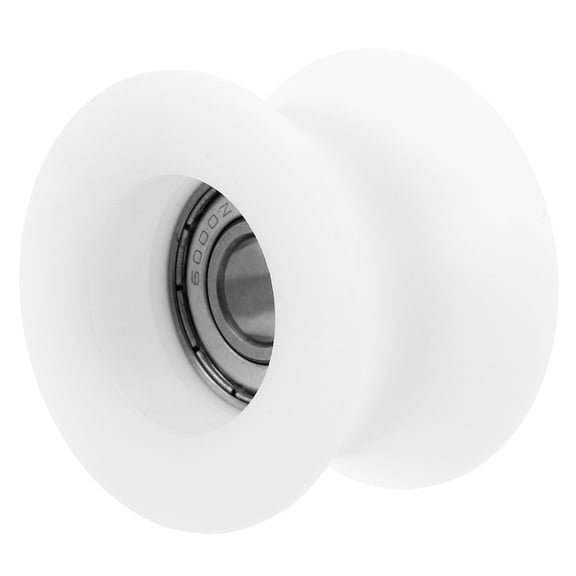 LABELEPH Machine Accessories Plastic Single Wheel Pulley Rolling Roller 1Pcs 1.7X1.7X1.2In
