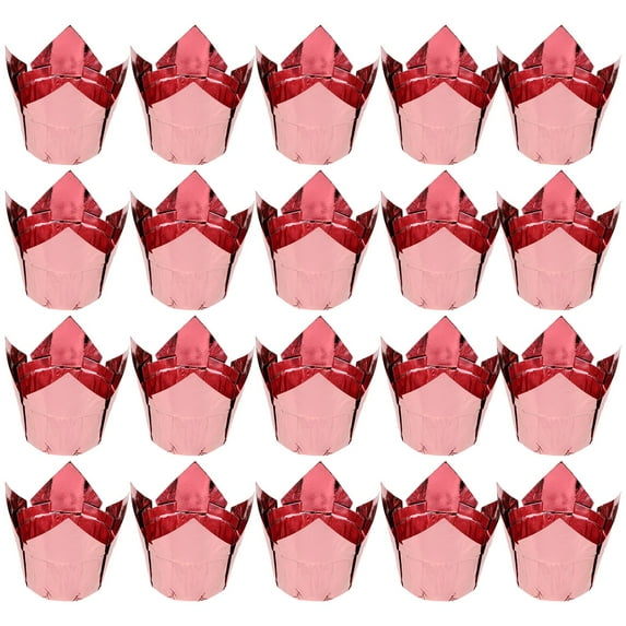 LABELEPH Paper Cupcake Baking Cups Home Users 50Pcs 2.75X2.75X2.75In