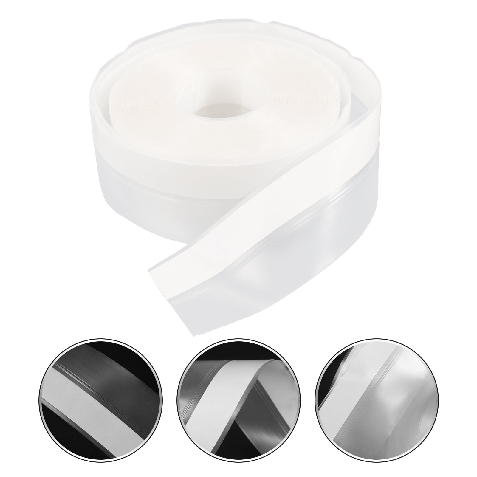 LABELEPH Window Sealing Strip 1 Roll Transparent Rubber Caulk Tape for ...