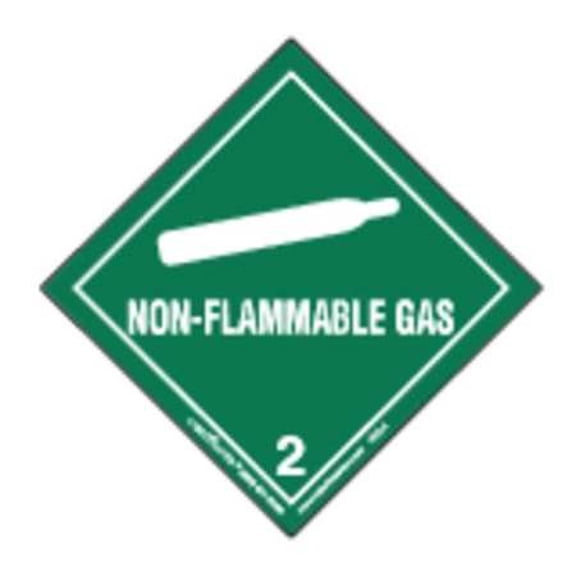LABELMASTER HML4 Non-Flammable Gas Label,100mmx100mm,500