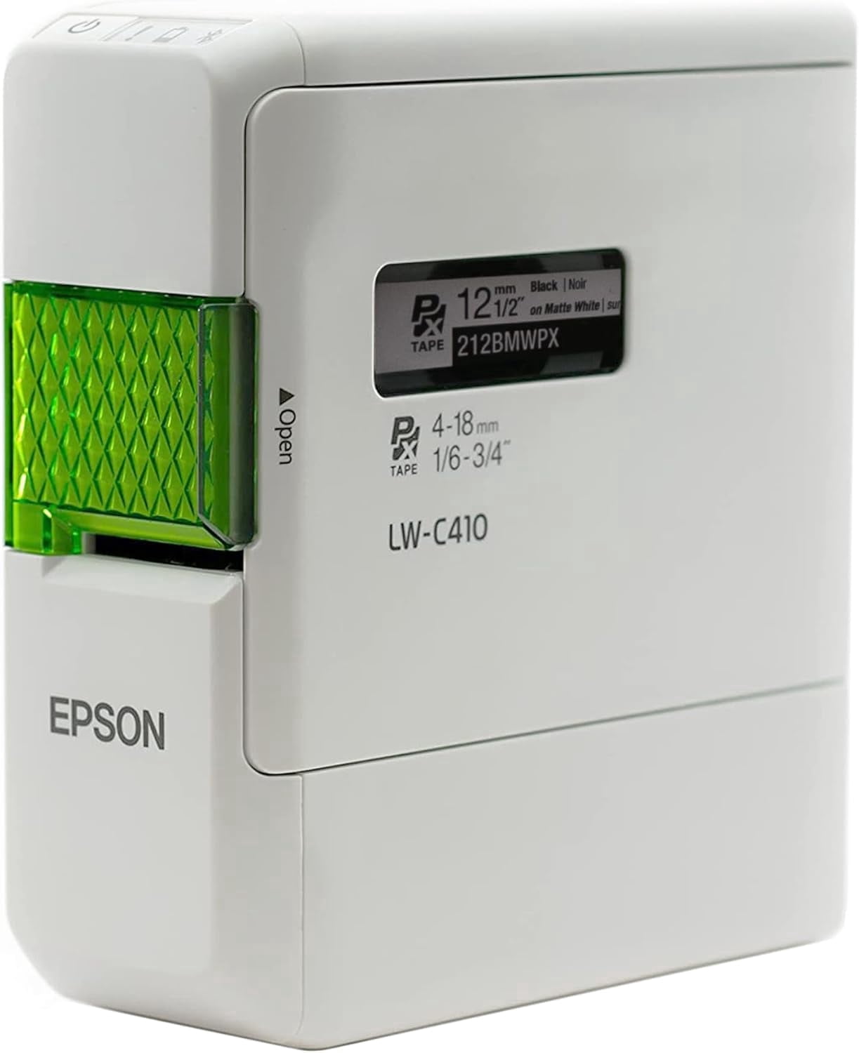 Epson LABELWORKS LW-C410PX Portable Bluetooth Label Maker - Home & Office, Sticker Labels, App Compatible