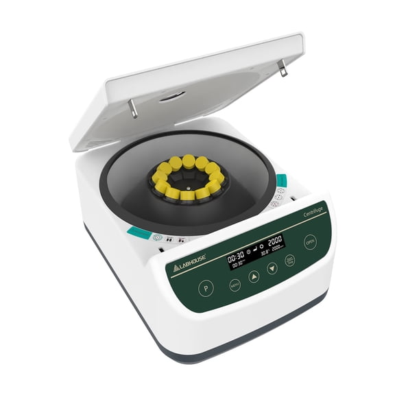 LABHOUSE Centrifuge Machine PRP PRF 2ml-5ml/10ml/15mlx12, Digital Speed 500-4000rpm 2075xg RCF Benchtop Centrifuge with 9-Program Storage & Timer 30sec-99min for High-Throughput Labs