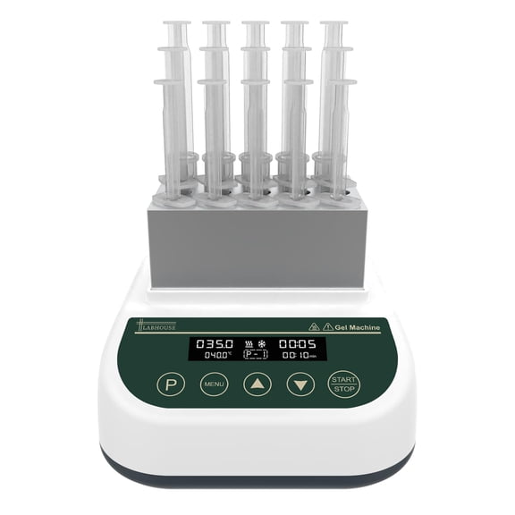 LABHOUSE Gel Heating Cooling Machine Professional PRP PPP Gel Maker, 2.5ml/5ml/10ml Block Dry Bath Incubator with Temperature Control & Timing Function