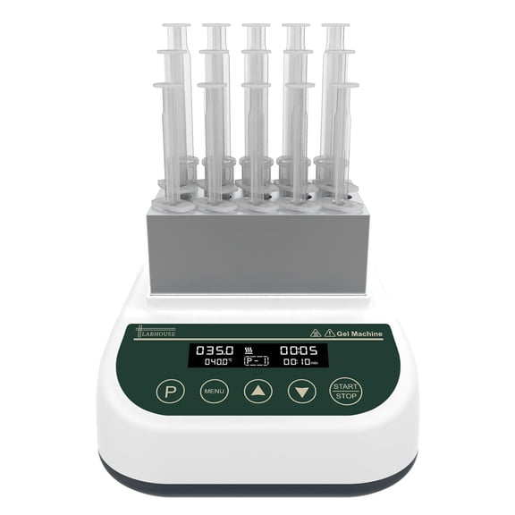 LABHOUSE Gel Heating Machine Professional PRP Plasma Gel Maker, 2.5ml/5ml/10ml Block Dry Bath Incubator with Temperature Control & Timing Function