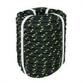 thumbnail image 1 of LABLT 1/2"x200' Double Braid Polyester Rope Nylon Pulling Rope Arborist Rigging Multipurpose Bull Rigging Black, 1 of 6