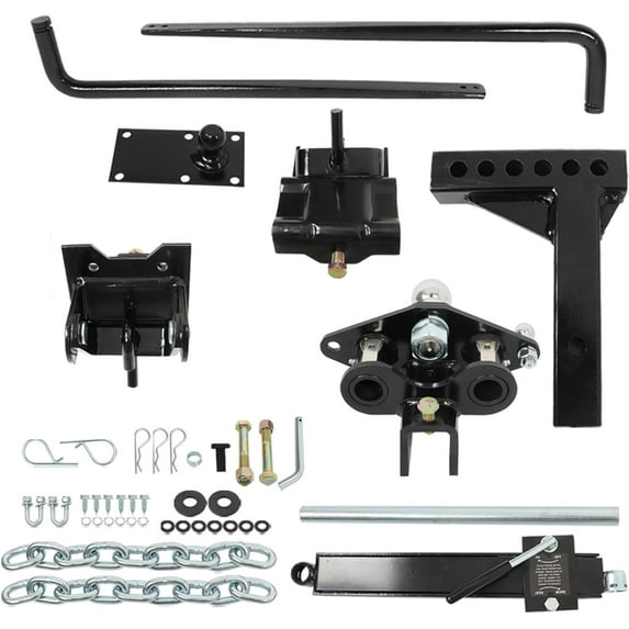 LABLT 1000 lbs Trailer Weight Distribution Hitch Kit with Sway Control