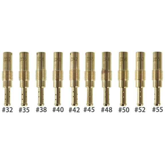 LABLT 10pcs Slow/Pilot Jet Kit Replacement for PWK OKO CVK Carburetor 32 35 38 40 42 45 48 50 52 55