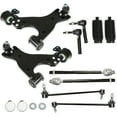 thumbnail image 1 of LABLT 12-Pack Front Lower Control Arms with Ball Joints Tie Rod End Link Suspension Kit K621232 K621231 Replacement for Buick Enclave 08 - 17, Chevrolet Traverse 09 - 17, GMC Acadia 07-16, 1 of 8