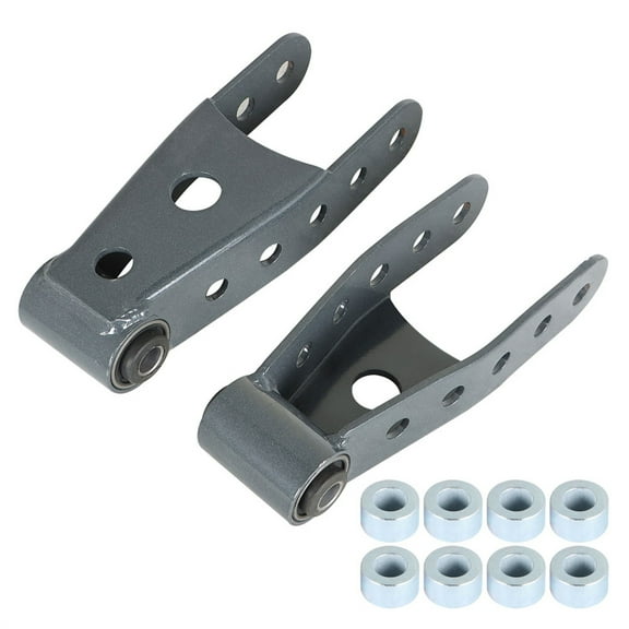 LABLT 2-3 Inch Rear Drop Lowering Shackle Kit Replacement for 2007-2018 Silverado Sierra 1/2 Ton