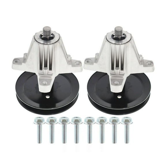 LABLT 2-Pack 918-06991 Spindle Assembly W/Pulley Bolt for Troy Bilt MTD 42In Deck Lawn Mower Replaces 918-06991 618-06991
