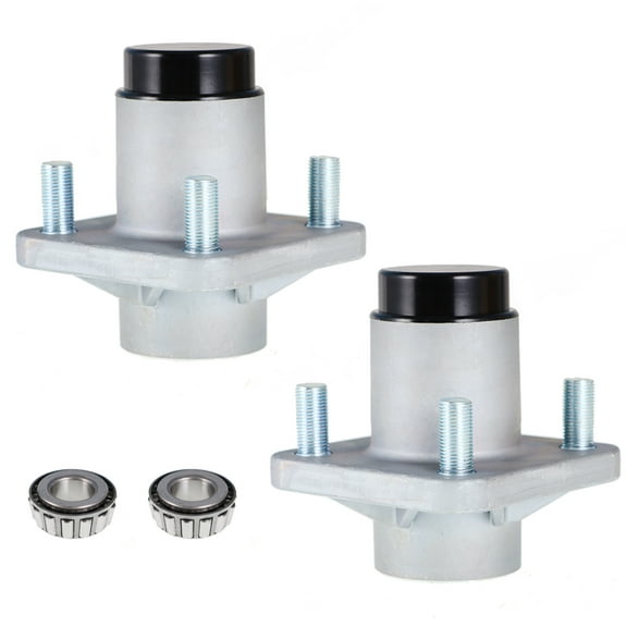 LABLT 2-Pack Front Wheel Hub Kit with Bearings Seals for Club Car DS Golf Cart 1982-2002
