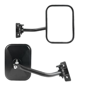 LABLT 2 Pack Quick Release Doorless Mirror for 1997-2018 Jeep Wrangler TJ JK LJ