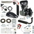 thumbnail image 1 of LABLT 2-Stroke Black 100cc Bicycle Motor Kit Bike Motorized Petrol Gas Engine Set, 1 of 7