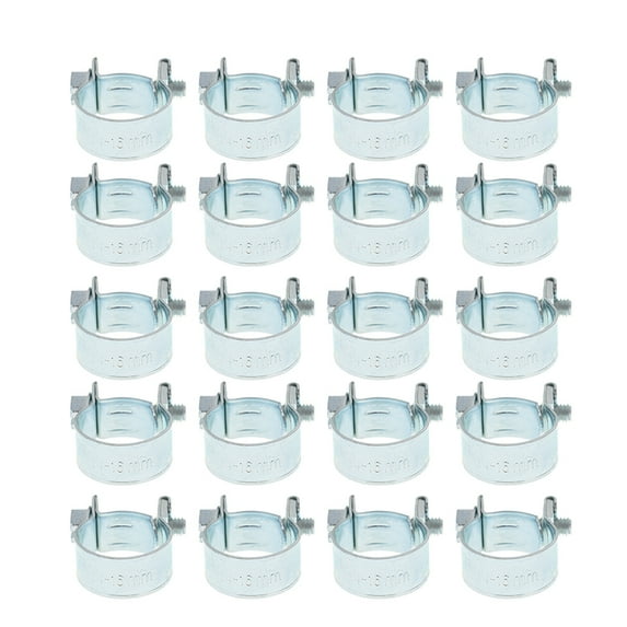 LABLT 20Pcs 3/8Inch Fuel Injection Hose Clamp / Auto Fuel Clamps USA