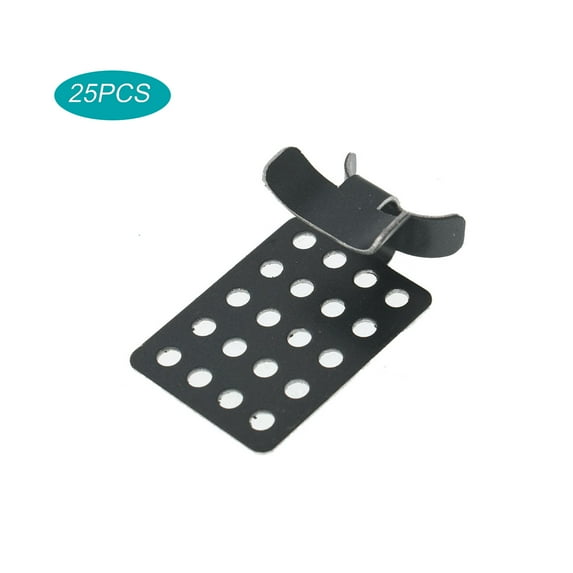LABLT 25 Pcs Aluminum Heat Cable Roof Clip for Securing Ice Dam Heat Tape and Heat Cable to Roofs