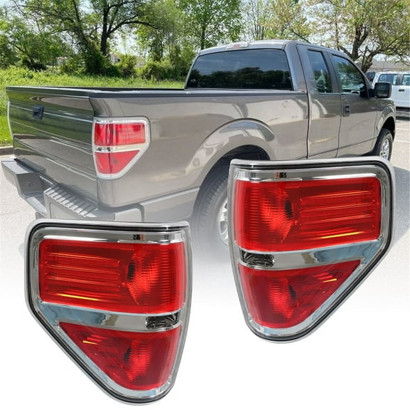LABLT 2Pcs Rear Tail Lights Brake Lamps No Bulbs for Ford F150 F-150 2009-2014