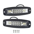 "LABLT 2x 7"" 12V Flush Mount LED Light Bar Flood Pods Lights OffRoad Tractor 4WD" Fits select