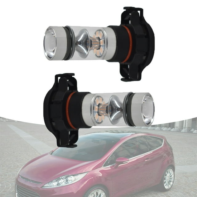LABLT 2x H16 5202 PS24WFF 14000K Purple 100W LED Headlight Bulbs Kit ...