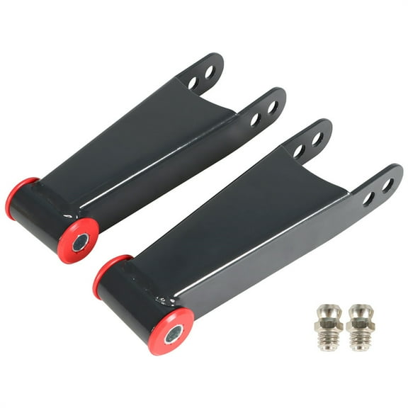 LABLT 3" Rear Drop Shackles for 2001-2010 Chevy Silverado GMC Sierra 2500HD 3500HD