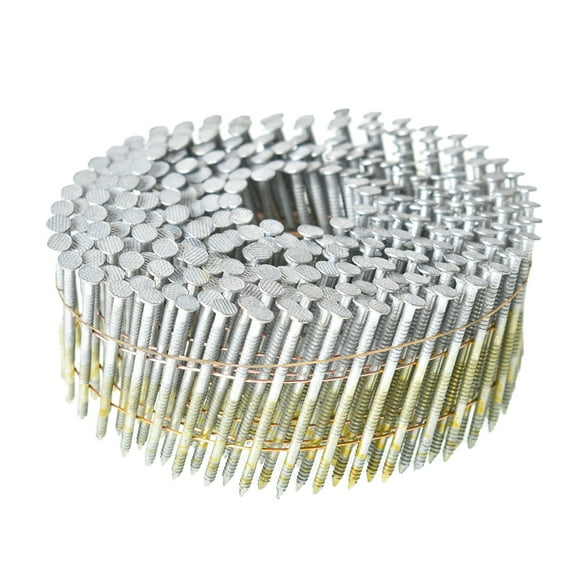 LABLT 3600Pcs Siding Nails 1-3/4 x .092 15 Degree Collated Wire Coil Full Round Head