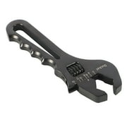 LABLT 3AN-16AN Adjustable Wrench Black Aluminum Tool Spanner for Hose End Fitting