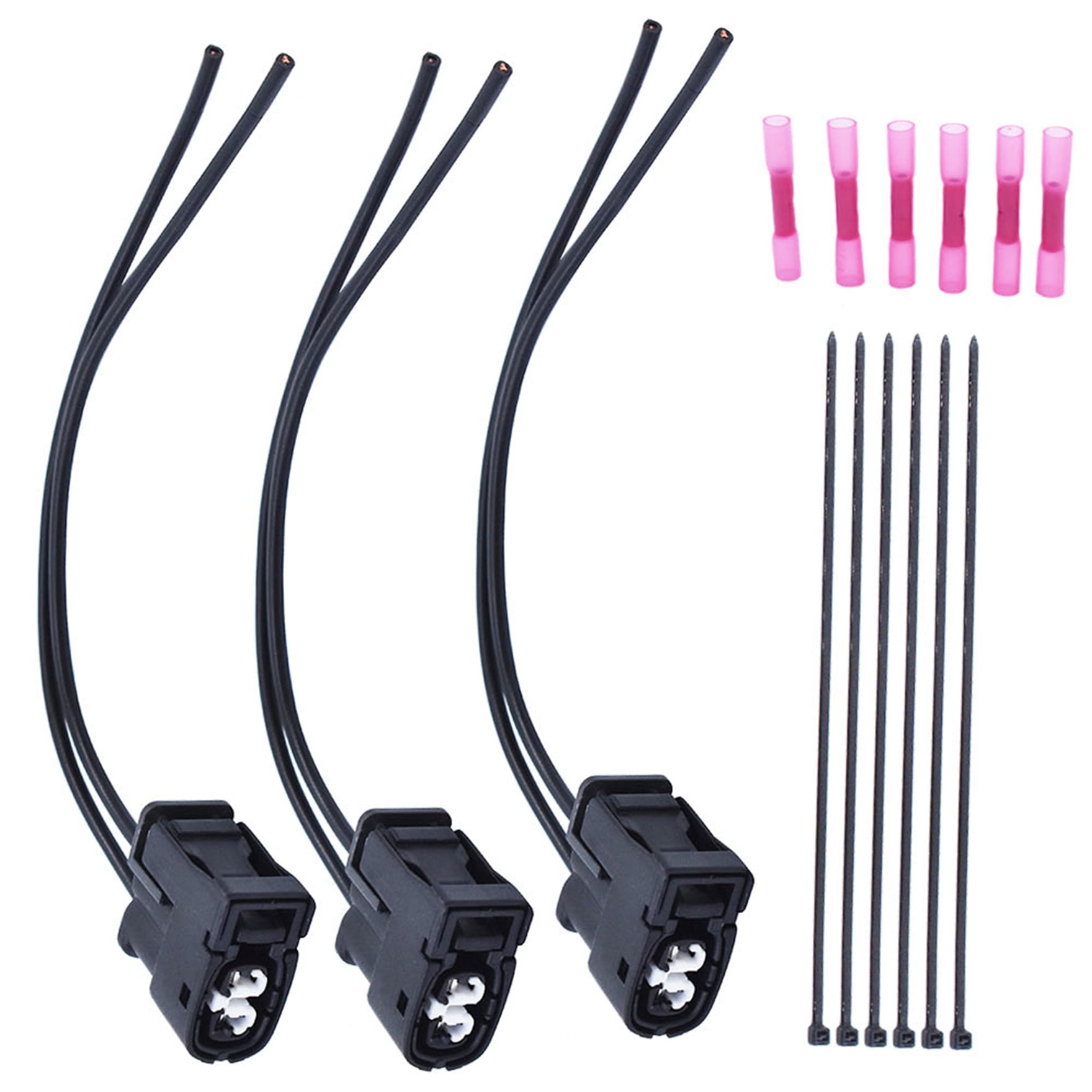 LABLT 3Pcs Ignition Coil Connector Plug W/Wires Fit for Car Lexus 300