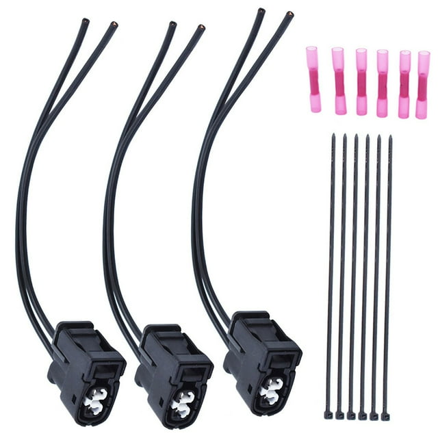 LABLT 3Pcs Ignition Coil Connector Plug W/Wires Fit for Car Lexus 300