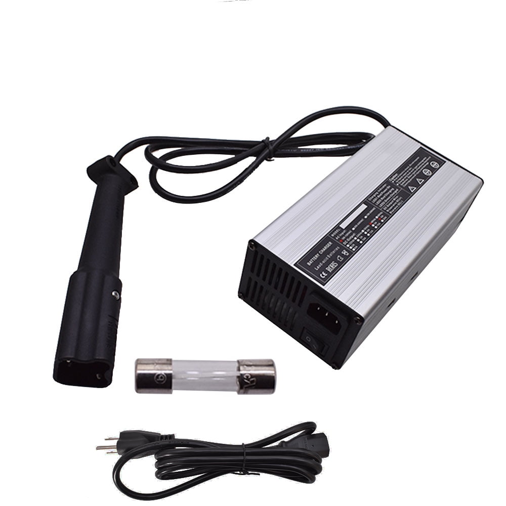 LABLT 48V 3-Pin Battery Charge Charger W/Plug for Yamaha Golf Cart 2007-Up
