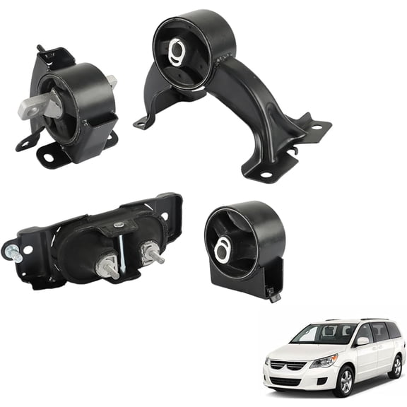 LABLT 4PCS Engine Motor Trans Mounts Set Replacement for 2011-2019 Town & Country/Grand Caravan/C/V/Routan A5665 A5480 A5589 A5577