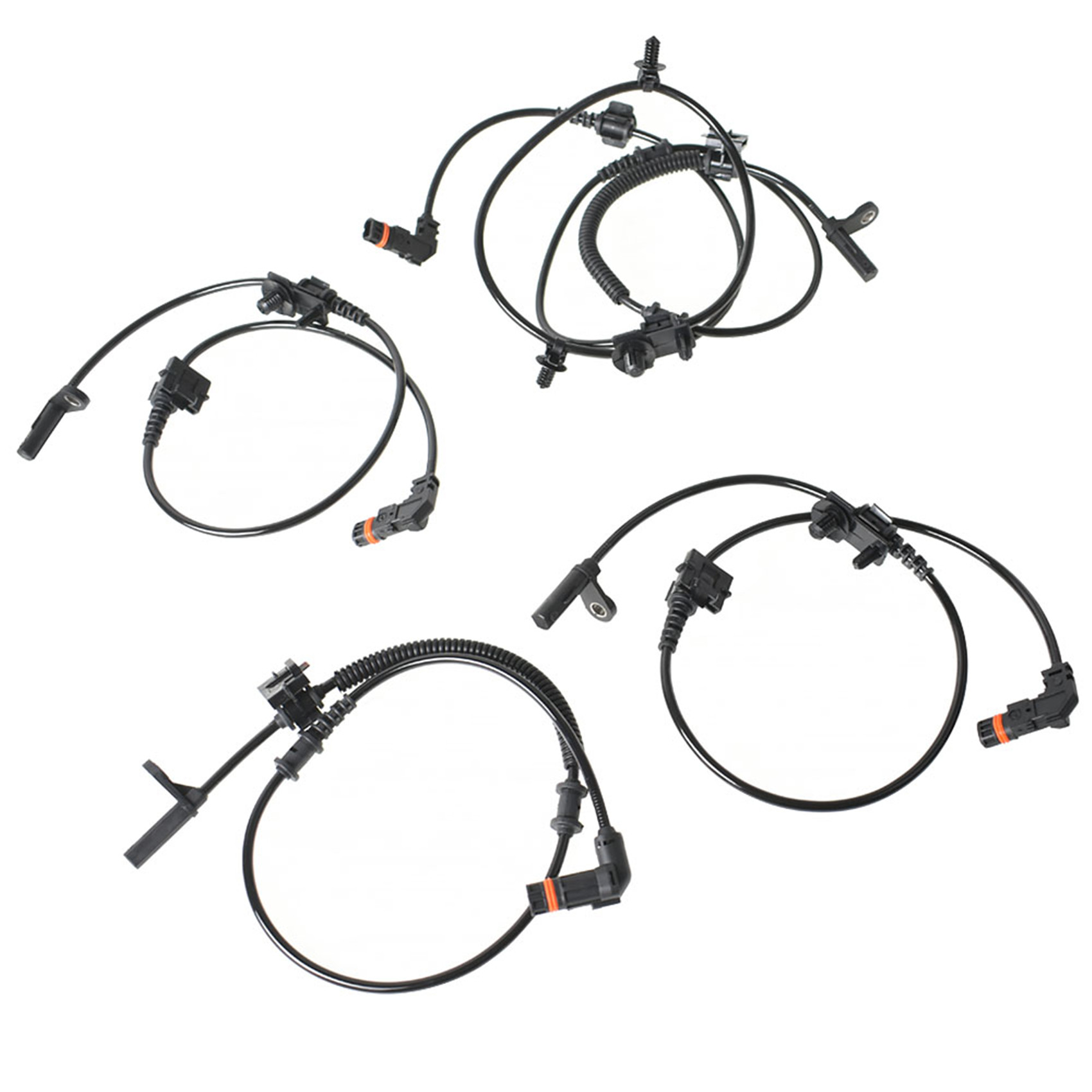 2 x ABS Wheel Speed Sensor W/ Connector Rear L/R Fits:Chrysler Dodge 2001-2007