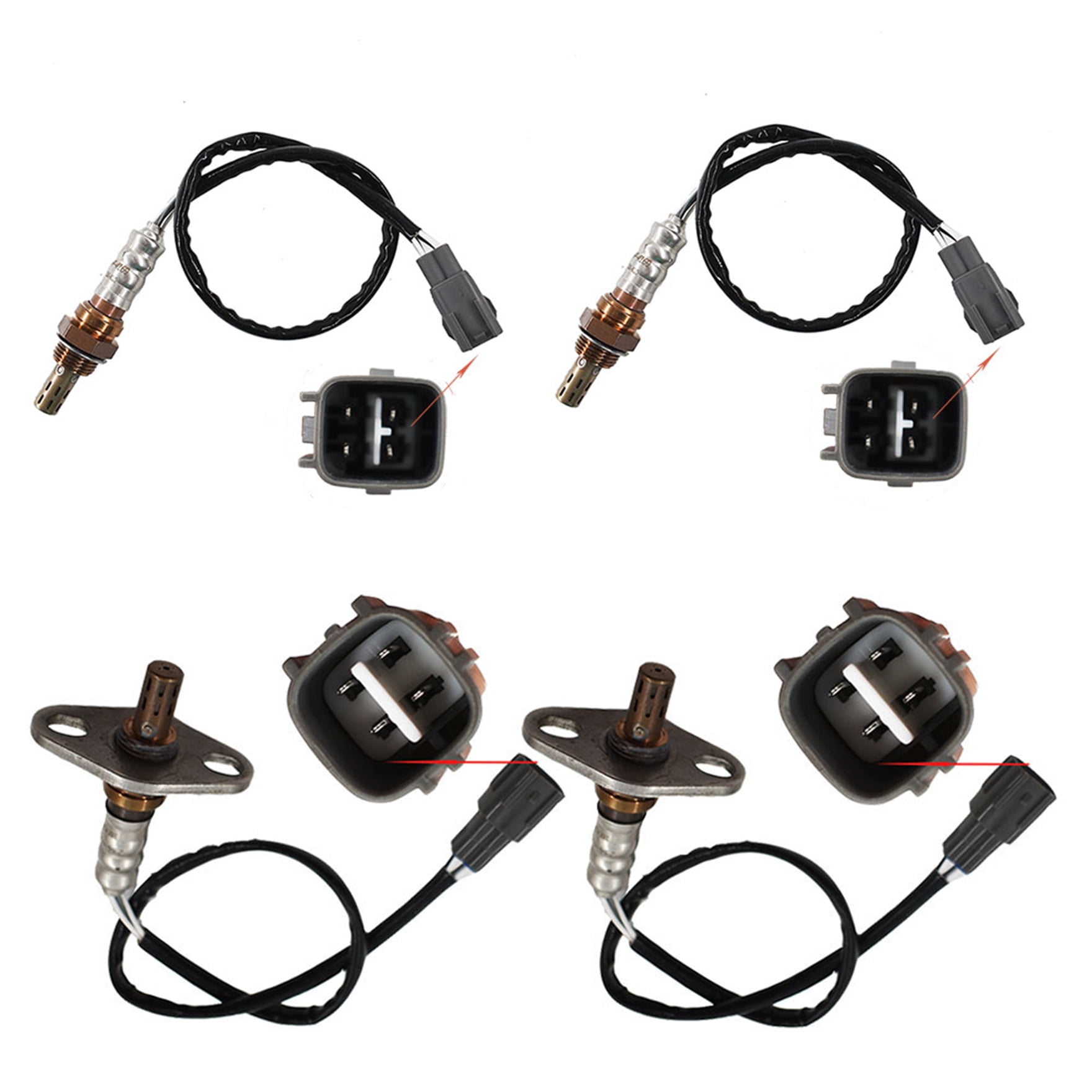 LABLT 4Pcs Replacement for Toyota Sequoia Tundra 2001-04 Upstream Downstream O2 Oxygen Sensor